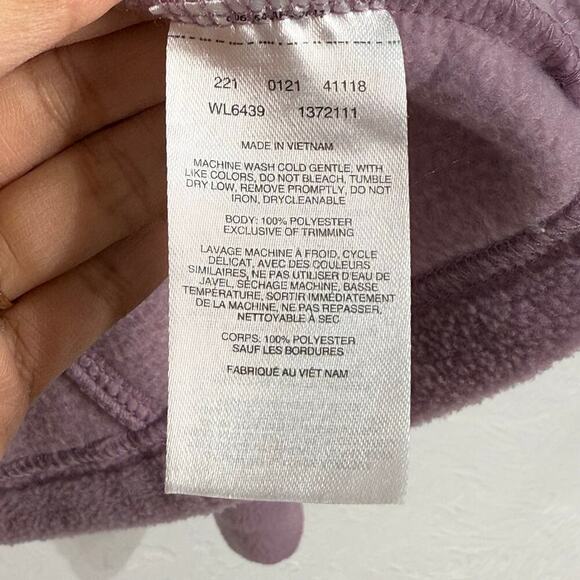 Columbia Fleece Jacket Womens‎ Medium Lavender Pink Soft Comfort Zip Pockets EUC - Picture 6 of 10
